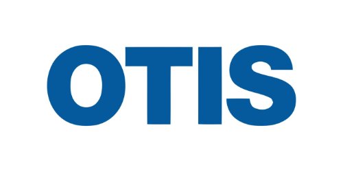 OTIS logo, a leading brand in elevator services, representing quality and reliability in vertical transportation solutions.