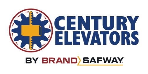 Century Elevators logo by Brand Safway, representing Xpert Elevator Service company.